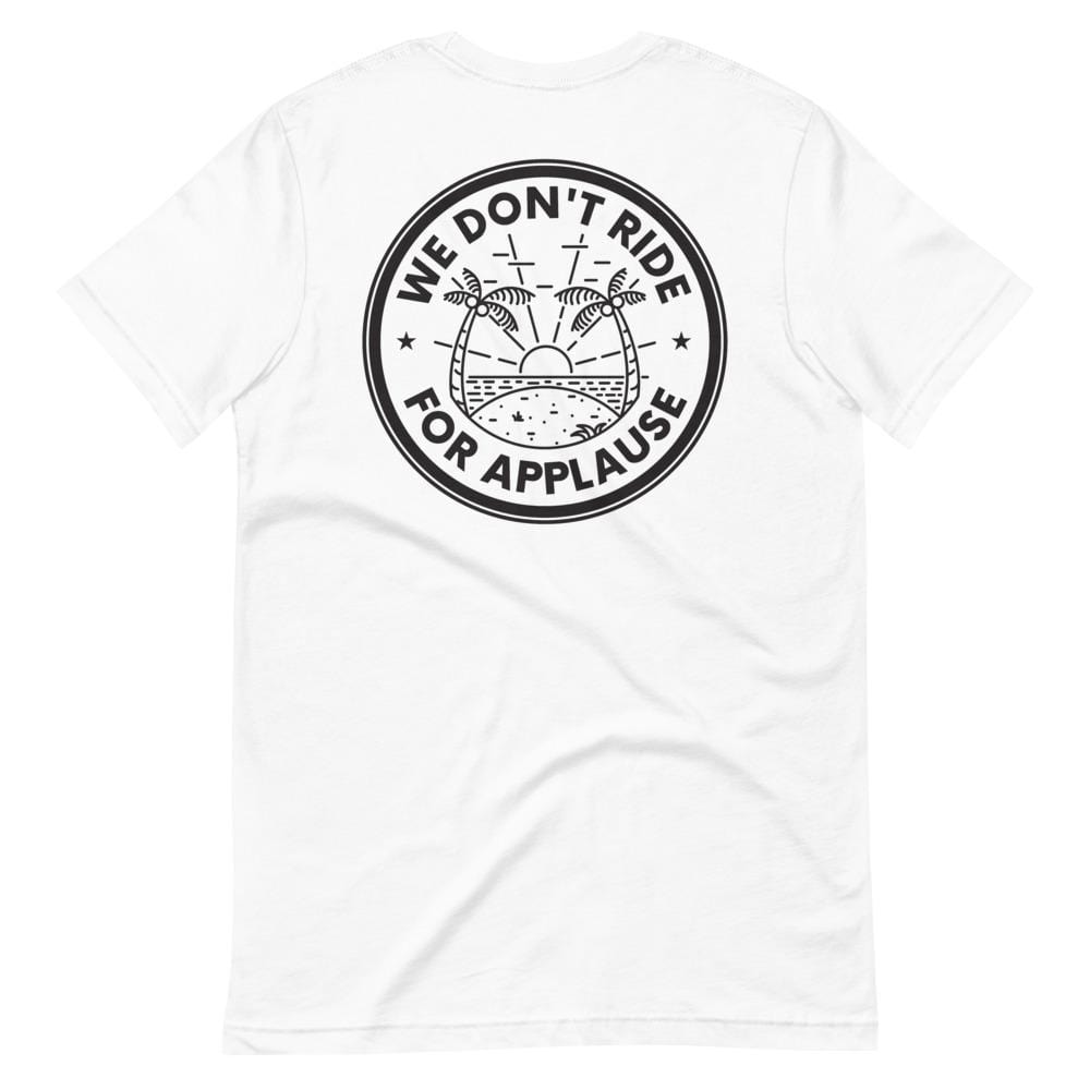 Camiseta blanca manga corta unisex con dibujo en la espalda - Carving Social Club
