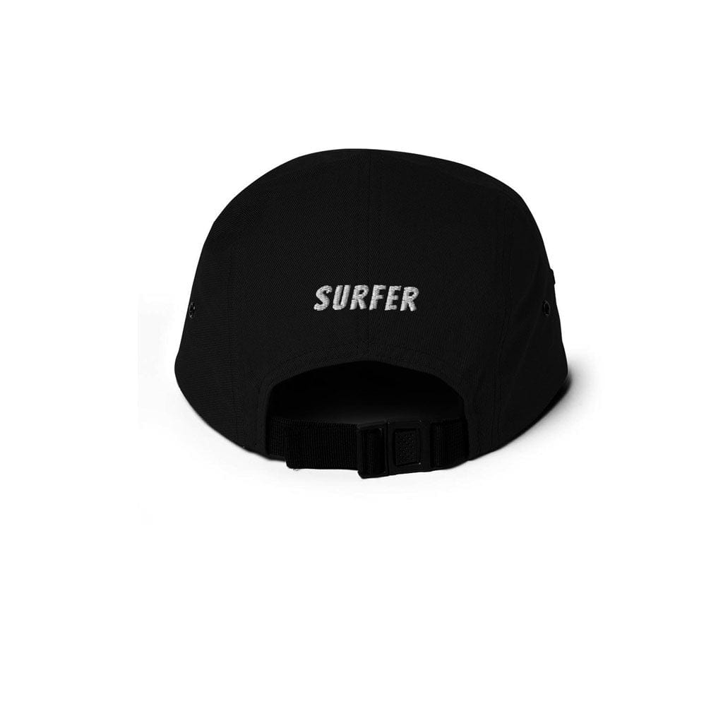 Gorra negra 5 paneles con logo blanco bordado - Carving Social Club