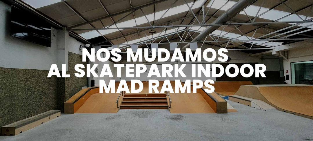 Mudamos nuestras Clases de Surfskate en Skatepark al Indoor Mad Ramps