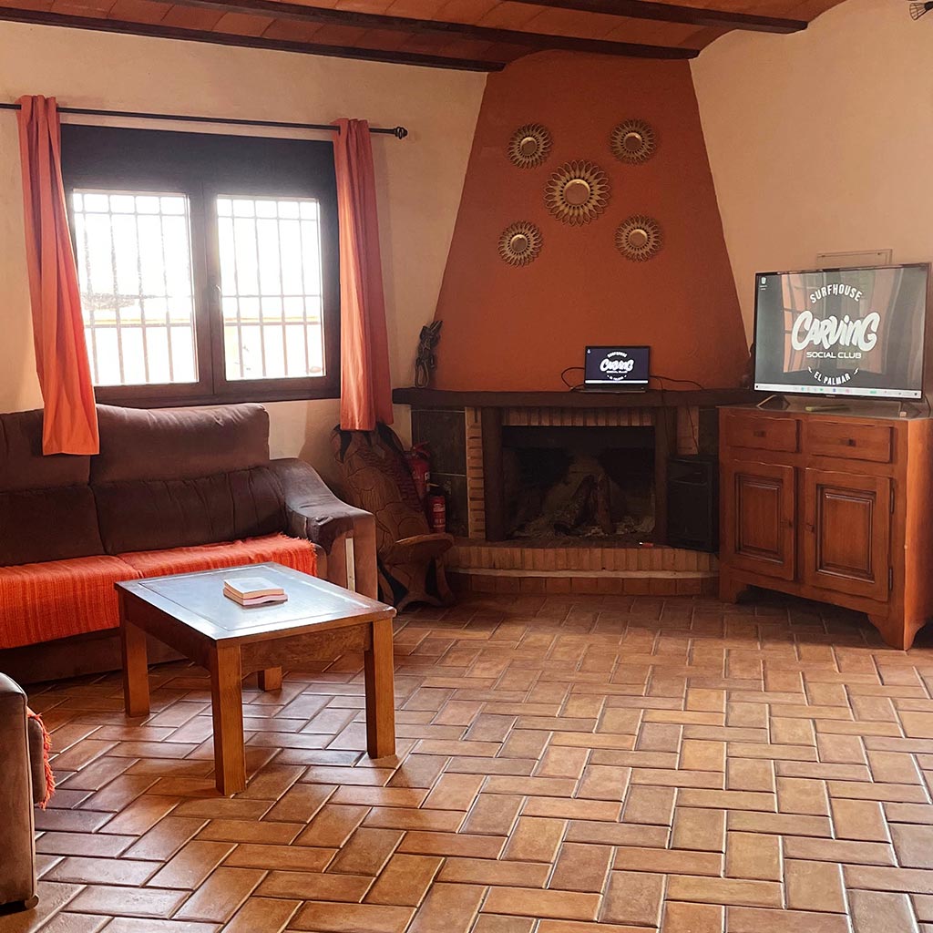 Alojamiento con chimenea