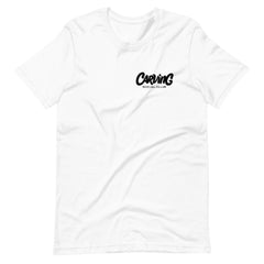 Camiseta blanca manga corta unisex con dibujo en la espalda - Carving Social Club