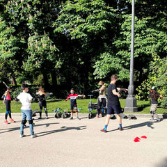 Carving Social Club Clases Clase Surfskate Grupal Padres | Nivel Básico | Parque del Retiro