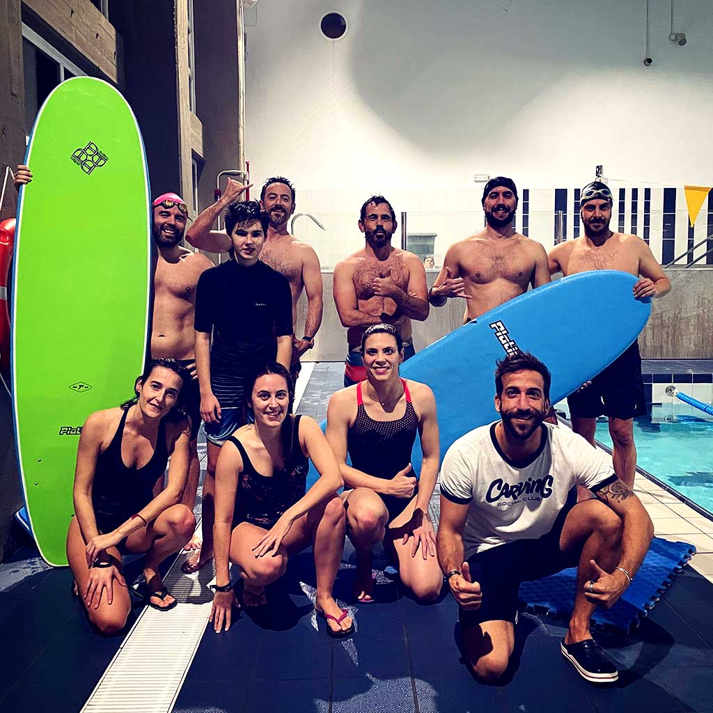 Suscripción Mensual Surf Traininig Grupal/ Solo piscina - Carving Social Club